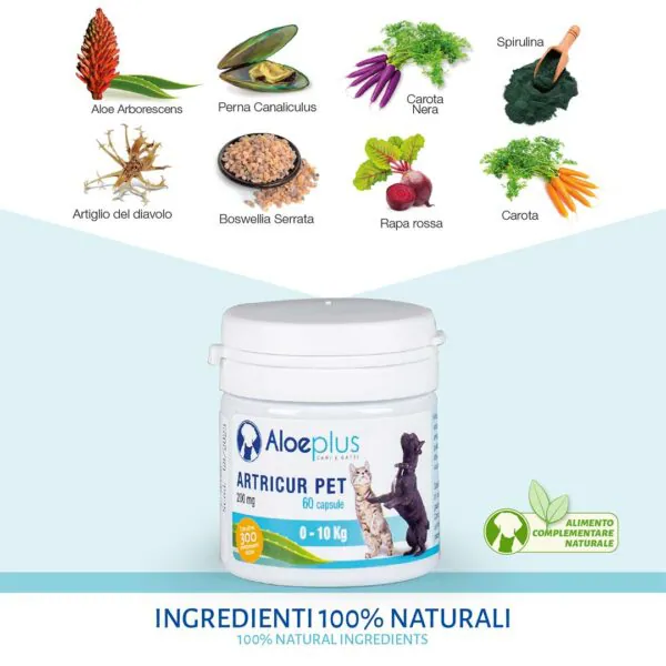 Aloeplus® Artricur Pet 0-10 Kg Ingredienti