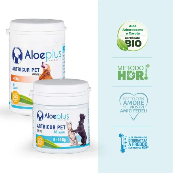 Aloeplus® Artricur Pet certificazioni
